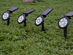 Lampa solarna rgb kolorowa ogrodowa świateczna