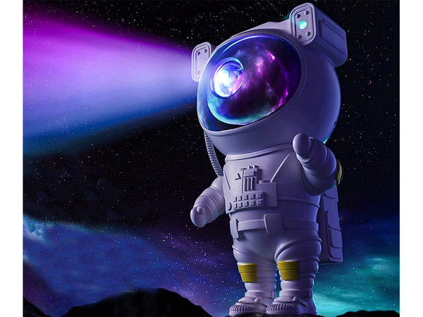Projektor gwiazd astronauta lampka nocna rzutnik niebo laserowy led pilot