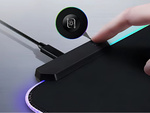 PODKŁADKA GAMINGOWA PODŚWIETLANA RGB XL 80X30 POD MYSZKĘ KLAWIATURĘ USB