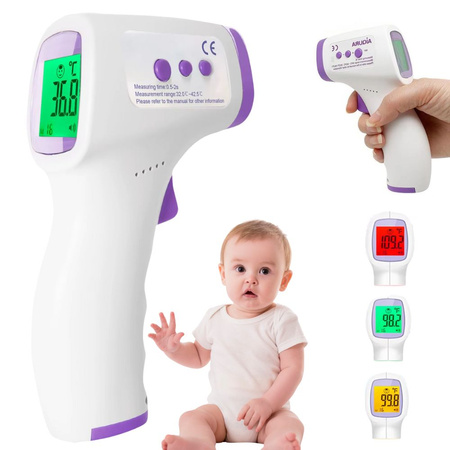 Termometr bezdotykowy na podczerwień lcd elektroniczny dokładny cyfrowy