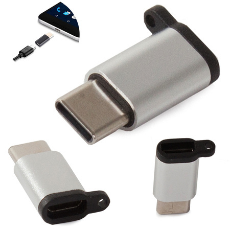 Adapter przejściówka z micro usb na usb typ c 3.1