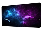 Podkładka pod mysz gamingowa na biurko xxl kosmos gwiazdy 80x30 gruba