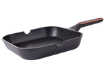 Patelnia grillowa do smażenia powłoka nieprzywierająca indukcja gaz 28cm
