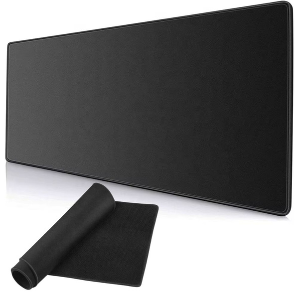 PODKŁADKA GAMINGOWA POD MYSZ I KLAWIATURĘ XL 80x30 CM ANTYPOŚLIZGOWA CZARNA