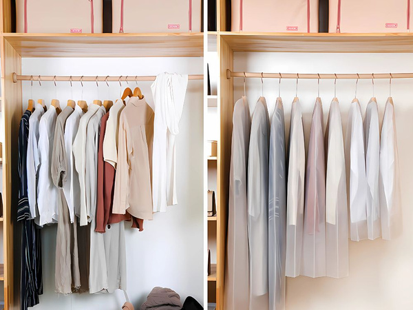  POKROWIEC NA GARNITUR UBRANIA ODZIEŻ PŁASZCZ SUKIENKĘ DUŻY 60x100cm