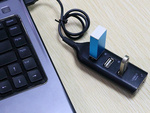 Hub usb rozdzielacz na 4 porty rozgałęźnik usb 2.0