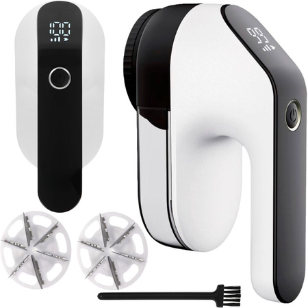 Golarka do ubrań zmechaceń swetrów tkanin tapicerki duża lcd elektryczna