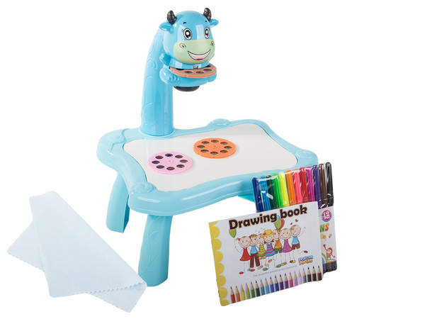 Projektor rzutnik do rysowania stolik tablica mazaki dla dzieci flamastry