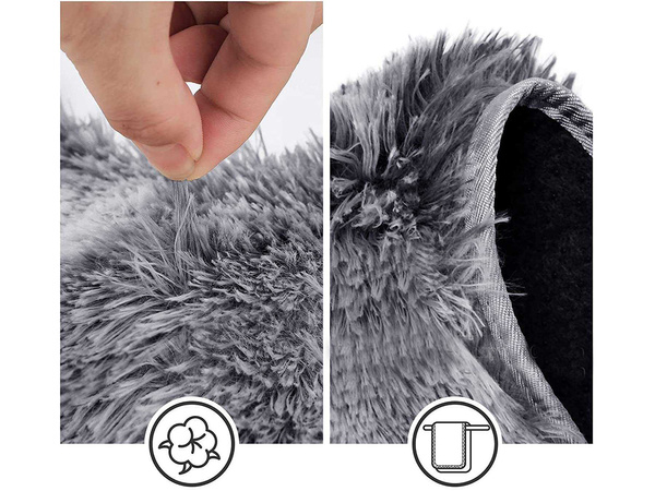 DYWANIKI ŁAZIENKOWE KOMPLET 3 CZĘŚCIOWY 3W1 ANTYPOŚLIZGOWY SZYBKOSCHNĄCY