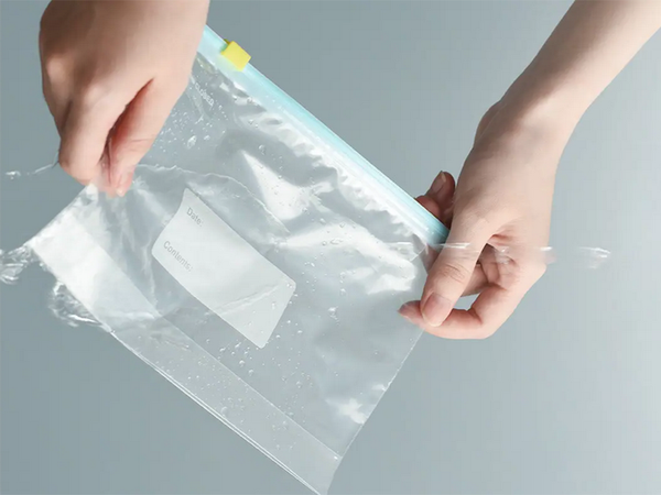 Torebki foliowe strunowe suwak zamykane szczelne do żywności 600ml 20szt
