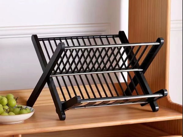 Suszarka do naczyń dwupoziomowa ociekacz tacka składana stojąca duża