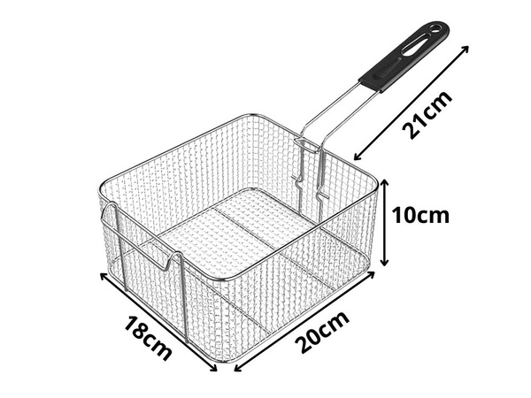 Frytkownica elektryczna 6l 2500w gastronomiczna do frytek panel regulacji