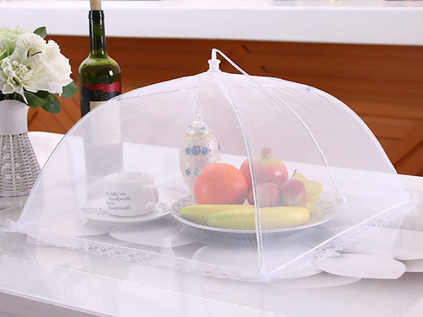 Moskitiera osłona siatka na jedzenie owoce grill ochrona przed owadami 34cm 