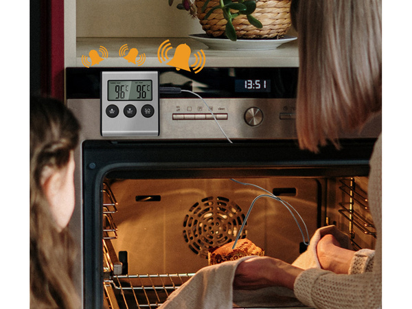 Termometr z termosondą do pieczenia mięsa wędzarni