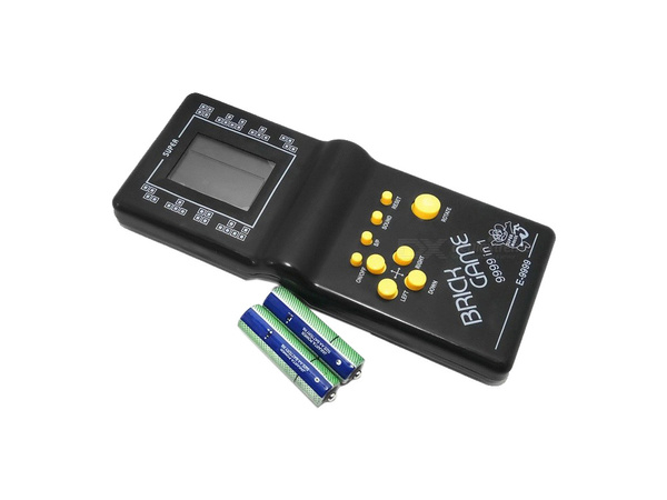 Elektroniczna gra tetris konsola kieszonkowa retro