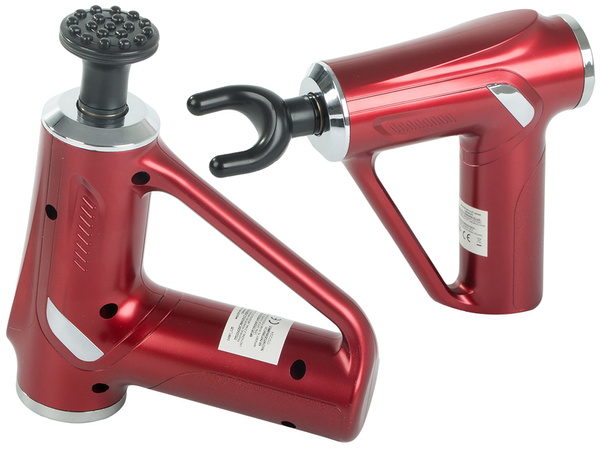 Pistolet do masażu pleców ciała nóg masażer mocny massage gun 4 końcówki