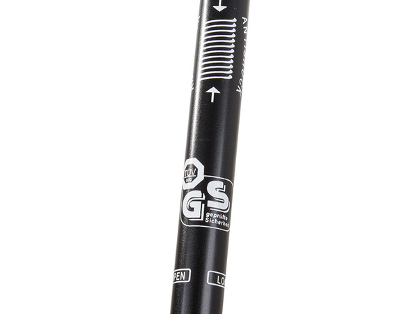 Teleskopowe Kijki Nordic Walking Kolor Czarny