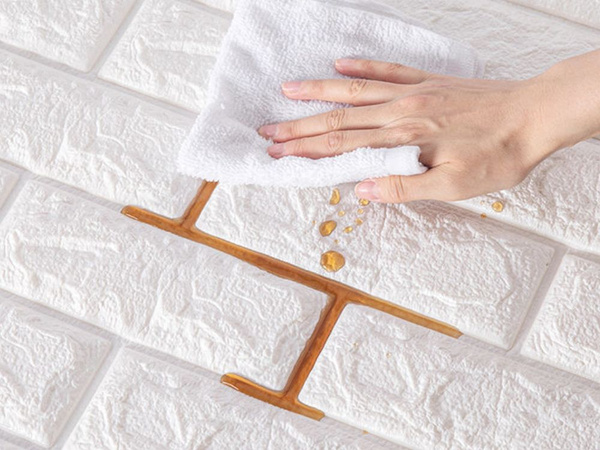 PANELE ŚCIENNE 3D CEGŁA BIAŁA TAPETA SAMOPRZYLEPNE DEKORACYJNA PIANKOWA