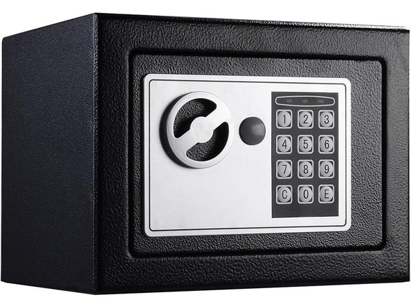 Sejf kasetka na zamek elektroniczny cyfrowy szyfr