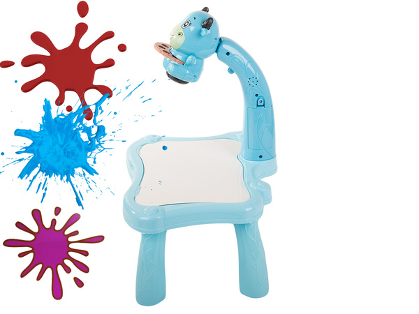 Projektor rzutnik do rysowania stolik tablica mazaki dla dzieci flamastry