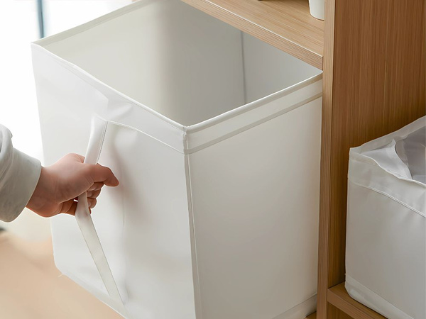 Organizer pudełko pojemnik na ubrania odzież pościel do szafy na regał duże