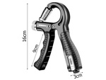 Ściskacz do ćwiczeń rąk dłoni z licznikiem z regulacją 10-60kg gripper