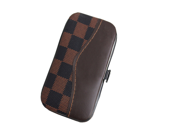 Zestaw do paznokci przybornik manicure pedicure etui cążki 7 elementów