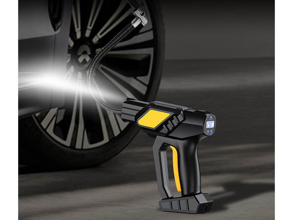 Kompresor samochodowy sprężarka pompka do opon akumulatorowa przenośna