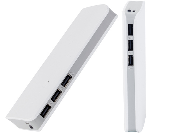 Powerbank 10000mah 3x usb microusb 2.1a power bank latarka led mocny szybki