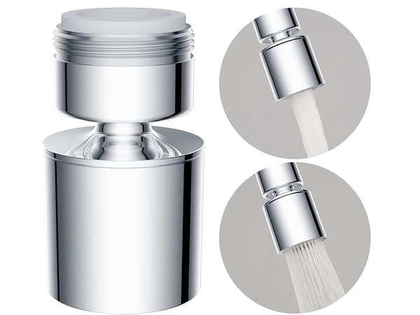 Perlator przedłużka do kranu baterii ruchoma 360 zmienny strumień