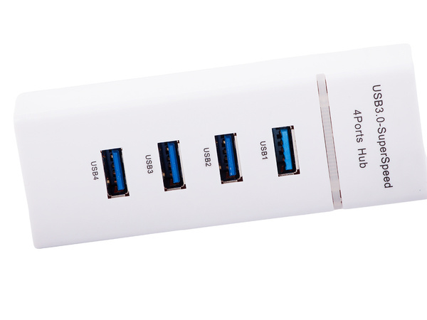 Hub usb 3.0 rozgałęźnik portów 4 porty rozdzielacz przejściówka adapter