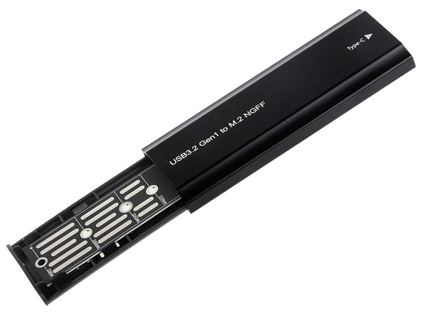 Obudowa adapter dysku kieszeń m.2 sata ngff usb 3.1 usb typ-c 2230-2280mm