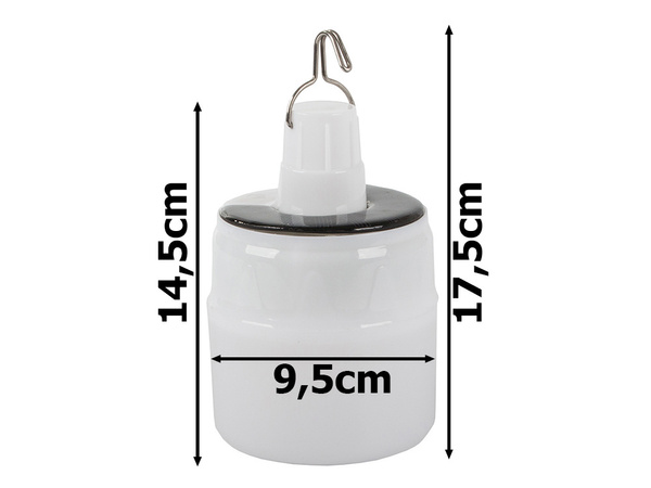 Lampa lampka solarna turystyczna na biwak usb led