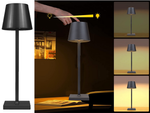Lampka nocna stołowa dotykowa lampa 3 stopniowa wysoka bezprzewodowa usb