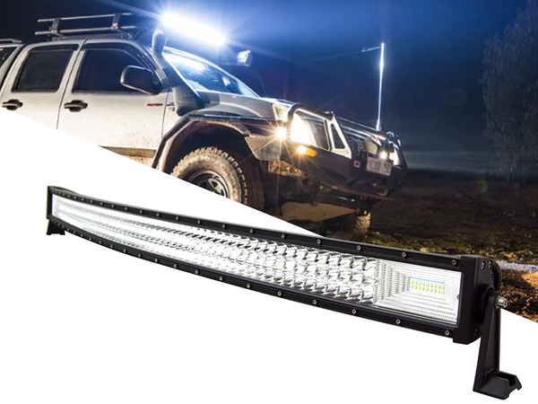 LAMPA ROBOCZA SZPERACZ 130 CM 192+42 LED BAR HALOGEN 675W 12V 24V REFLEKTOR