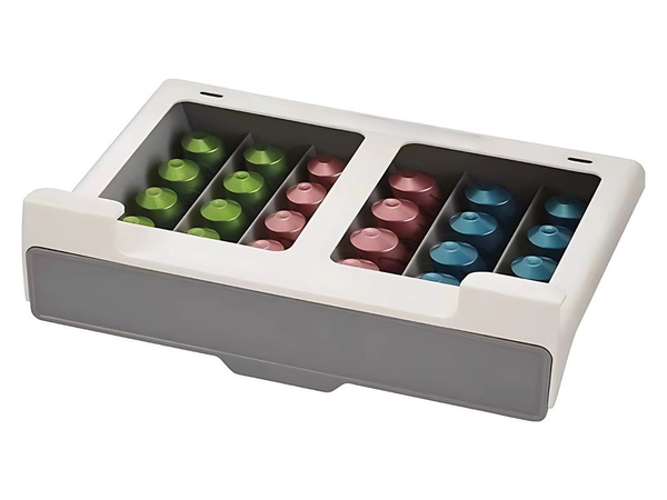 Wiszący organizer na kapsułki do kawy nespresso 30 kapsułek wysuwany blat