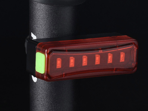 Lampka rowerowa przód tył zestaw do roweru led usb