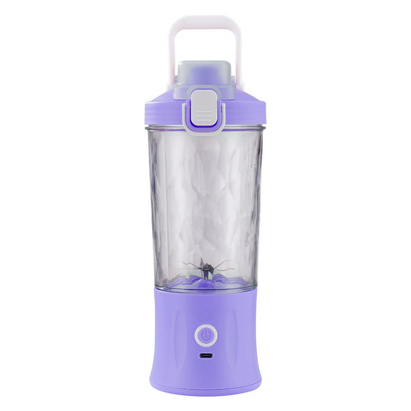Blender do smoothie przenośny usb bezprzewodowy rozdrabniacz do lodu fiolet