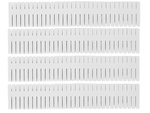 Organizator przegródka separator do szuflady szafy garderoby na biurko 4 szt