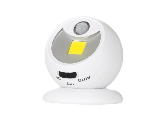 Lampa lampka led cob 360 na baterie magnes bezprzewodowa czujnik ruchu noc