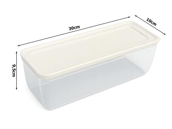 Pojemnik na żywność jedzenie 2,8l litra z pokrywką organizer do kuchni box