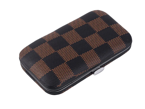 Zestaw do paznokci przybornik manicure pedicure etui cążki 7 elementów