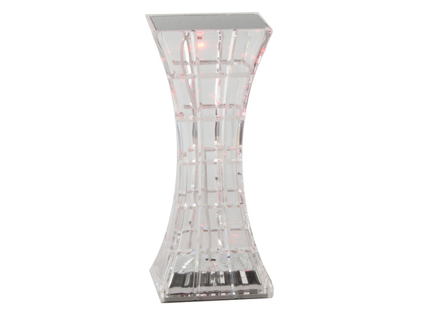 Lampka kryształ nocna stołowa led rgb usb pilot