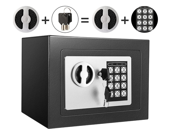 Sejf kasetka na zamek elektroniczny cyfrowy szyfr