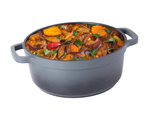 Garnek brytfanna do gotowania pieczenia non stick indukcja gaz pokrywa 4l