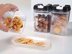 Pojemniki kuchenne na żywność do makaronu pojemnik z uszczelką zestaw 4 szt