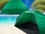 Namiot plażowy na plażę parawan ochrona uv półotwarty ogrodowy z pokrowcem