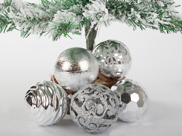 Bombki choinkowe na choinkę 6cm zestaw 16szt bombka ozdoba święta wzory