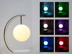 Lampka księżyc rgb z ładowarką indukcyjną 10w led usb głośnik bluetooth