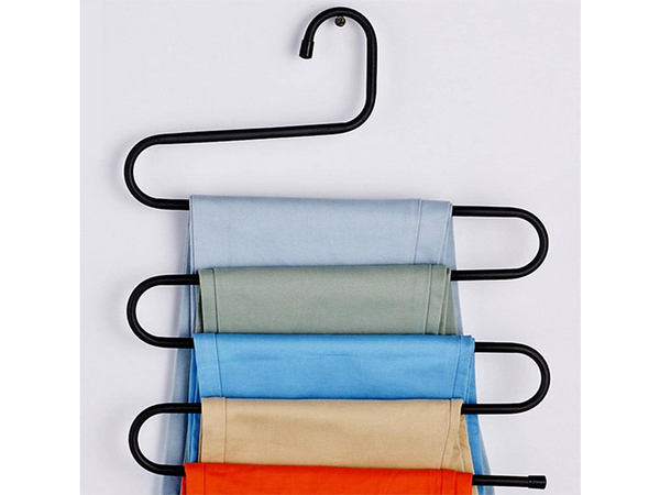 Wieszak wiszący na spodnie do szafy 5 par solidny